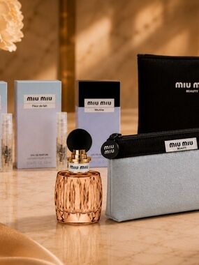 MIU MIU Fragrance Bundle with Pouch and Dust Bag